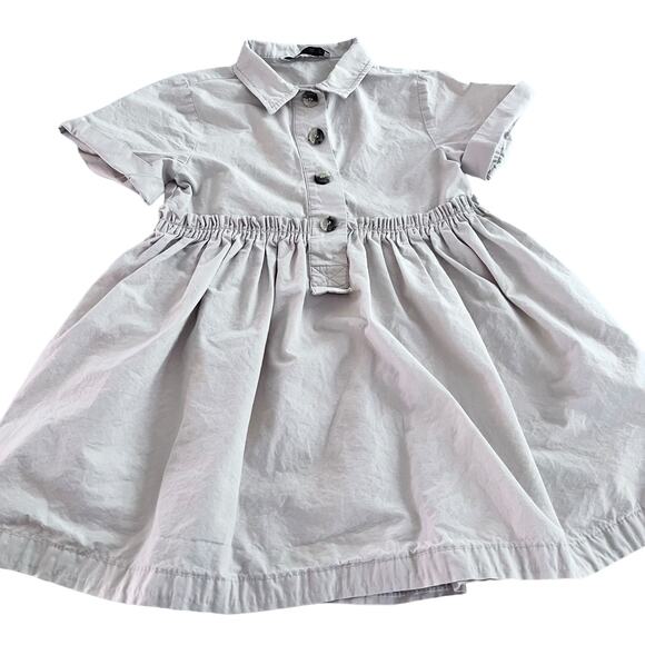 Zara girls light beige shirt dress size 11/12 - Picture 1 of 5